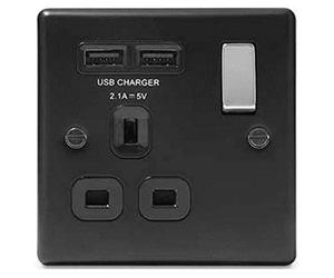 NMB BLK 13A SP 1G SW SKT+ 2XUSB (2.1A)