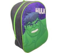 NMB FASHION Kids Character Backpack - Standard, Deluxe with Extra Pocket, & 3D Design Options - Fun & Functional School Bags (3D Hulk Backpack)