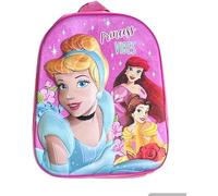 NMB FASHION Kids Character Backpack - Standard, Deluxe with Extra Pocket, & 3D Design Options - Fun & Functional School Bags (3D Diseny Princess [Princess Vibes] Backpack)