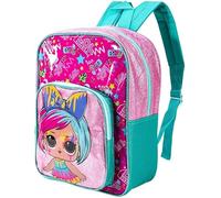 NMB FASHION Kids Character Backpack - Standard, Deluxe with Extra Pocket, & 3D Design Options - Fun & Functional School Bags (Deluxe LOL Surpries Backpack)