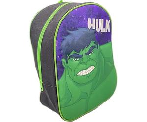 NMB FASHION Kids Character Backpack - Standard, Deluxe with Extra Pocket, & 3D Design Options - Fun & Functional School Bags (3D Hulk Backpack)