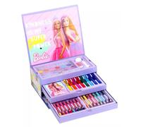 NMB FASHIONS Kids Character Colouring Case Set of 52 Piece Art Set & Travel Set for Kids (BARBIE)