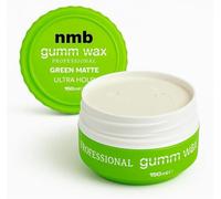 NMB Gumm-wax Professional Hair Styling Wax | Edge Control | Hair Gel Wax | Ultra Hold | Men & Women Hair Wax (Blue, Black & Red Aqua, Green Matte) 150ml (150ml, Green Matte)