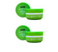 NMB Gumm-wax Professional Hair Styling Wax | Edge Control | Hair Gel Wax | Ultra Hold | Men & Women Hair Wax, Green Matte, 150ml, Pack of 2