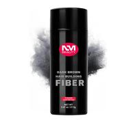 NMB Professional Hair Building Fibers 21 g, Dark Brown Fibres for Naturally Thicker Looking Hair With Locking Mist Spray Set 2 IN 1