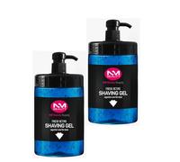 NMB Shaving Gel | Face Fresh 1000ml for Barbers 2pcs