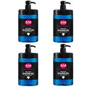 NMB Shaving Gel | Face Fresh 1000ml for Barbers 4pcs