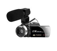 nmbhus 2.7K Outdoor Vlog Camcorder For Photography 16X Zoom Video Recorder Rotate Touch Screen Selfie Digital Camera Home Use(No SD Card,3)