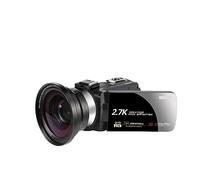 nmbhus 2.7K Outdoor Vlog Camcorder For Photography 16X Zoom Video Recorder Rotate Touch Screen Selfie Digital Camera Home Use(16G SD Card,2)