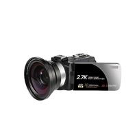 nmbhus 2.7K Video Camera Digital Camcorder For Home Use 16X Zoom 30MP Vlogging Webcam 3.0 Rotate Touch Screen(Size:With Lens)