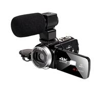 nmbhus 48MP WIFI Camcorder 4K Digital Vlog Cameras For Night Shooting Infrared Outdoor PortableRecorder Live Streaming Web Cam(32G SD Card,4)