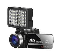 nmbhus 4K Camcorder WIFI Digital Video Camera Streaming Vlog Recorder 18X Time Lapse Webcam Stabilizer(Color:No SD Card,Size:2)