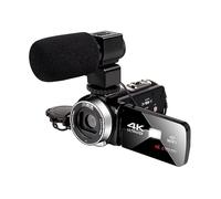 nmbhus 4K Digital Cameras Blogger Live Cast Streaming Camcorder For UHD 18X Zoom Wifi Vlog Webcam Video Recorder(32G SD Card,With Microphone)