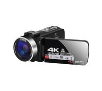 nmbhus 4K Digital Vlog Camera Video Recording WIFI Streaming Webcam Outdoor Portable Camcorder 18X Photography Recorder(No SD Card,Cam)