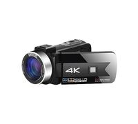 nmbhus 4K Professional Cameras For Video Recording 56MP Wifi Vlog Camcorder Streaming Webcam IR Night Vision Stabilizer(16G SD Card,Black)