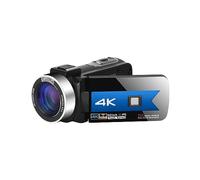 nmbhus 4K Professional Cameras For Video Recording 56MP Wifi Vlog Camcorder Streaming Webcam IR Night Vision Stabilizer(16G SD Card,Blue)