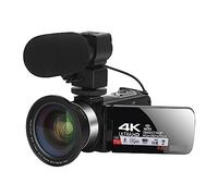 nmbhus 4K Ultra HD Video Camera Vlogging Camera For 3.0 Inch 48MP 18X Digital Zoom Wifi Webcam Camcorder Live Streaming(16G SD Card,With Mic)