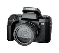 nmbhus 4K Video Camera Camcorder SLR DSLR 64MP 60FPS 16X Digital Zoom Auto Focus Vlogging WiFi Camera Live Streaming Camcorder(128G SD Card,Only camera)