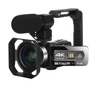 nmbhus 4K WIFI Camcorder UHD Digital Web Cameras For Photography 18X Zoom Auto Focus Video Recorder(128G SD Card,Outfit 1)