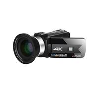 nmbhus 56MP Vlog Camcorder 4K Digital Video Cameras For Live Stream WIFI Webcam 16X Zoom Night Vision Full UHD Video Recorde(128G SD Card,3)