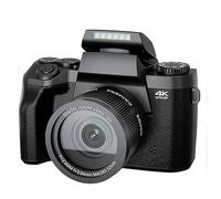 nmbhus 64MP Digital Photo Camera SLR DSLR For Photography Auto Focus 4K Vlog Camcorder 4" Screen Webcam Video Camera(128G SD Card,2 Batteries)