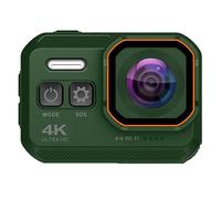 nmbhus Action Camera 4K 1080P 60fps Stabilized IP68 Underwater Waterproof Helmet Motorcycle Sport Video Cam Moto Bike 16MP WiFi Webcam(128G SD Card,3)