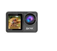nmbhus Action Camera 5K 4K 60FPS Interchangeable Lens 48MP Zoom Electronic Stabilizer Camera WiFi Action Camera For Vlog(No card,Action Camera 5K B)