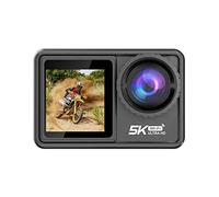 nmbhus Action Camera Interchangeable Lens 48MP Zoom Electronic Stabilizer Camera Action Camera For Vlog(32G,Action Camera 5K A)