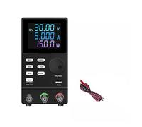 nmbhus Adjustable DC Power Supply Color LCD Display Laboratory Maintenance Workbench Voltage Current Regulator(Black 30V 5A)