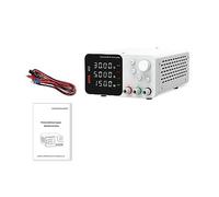 nmbhus Adjustable DC Power Supply Lab Bench Power Source Stabilized Power Supply Voltage Regulator Switch(TPS305 White 30V 5A)