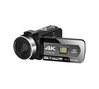 nmbhus Auto Focus 4K Camcorder Portable WIFI Webcam For Streaming Time Lapse Loop Recording Digital Camera Vlog Video Shooting(64G SD Card)