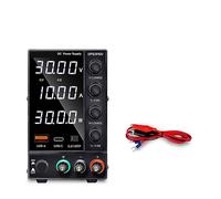 nmbhus DC Power Supply Adjustable 4 Digit Lab Bench Power Source AC Switching Stabilized Power Supply(Color:DPS3010U 30V 10A)