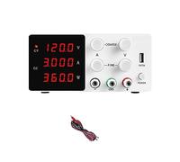 nmbhus DC Power Supply Adjustable 4 Digit Lab Bench Power Source Stabilizer Switching Voltage Regulator(SPS 1203 White)