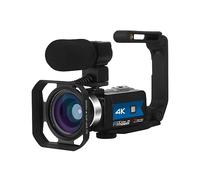 nmbhus Full 4K UHD Streaming Camcorder Digital Cameras 56MP Outdoor WIFI Video Recorder Vlog IR Night Vision(32G SD Card,Blue)