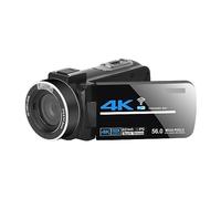nmbhus Full UHD 4K Streaming Cameras For Vlog Video Record 56MP WIFI Webcam 18X Digital Photo Camcorder Infrared Night Vision(16G SD Card)