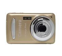 nmbhus HD Digital Video Camera 16 Megapixel 2.4 Inch Screen 720P Dry Battery Ultra Lightweight(Color:Golden)