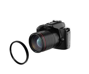 nmbhus HD wifi DSLR camera 4K dual camera 64 million beauty digital photo recording camera night vision camera(Size:D5+macro lens)