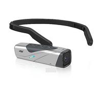 nmbhus Head Wearable Vlog Camera 4K For Digital Camcorder Professional Gimbal Stabilization(Color:EP8 silver standard)