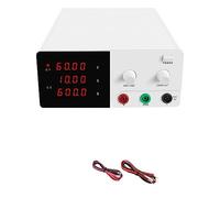 nmbhus High PowerAdjustable DC Power Supply Variable Laboratory Switch Digital Bench Power Supply(AN625-60V10A White)