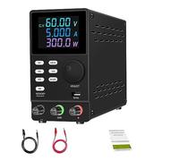nmbhus Lab DC Power Supply Adjustable USB Digital Bench Source Stabilized Current Voltage Regulator(SPPS605DBlack)