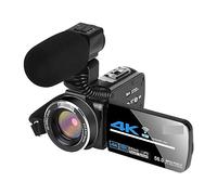 nmbhus Night Vision 4K Video Camera For Outdoor Shooting WIFI Digital Camcorder Streaming Vlog Recorder(NO SD Card,3)