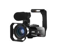 nmbhus Night Vision 4K WIFI Camcorder For Video Recording Outdoor Vlogging Digital Recorder IR Portable Photographic Cameras(64G SD Card,Set 6)