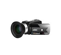 nmbhus Night Vision 4K WIFI Camcorder For Video Recording Outdoor Vlogging Digital Recorder IR Portable Photographic Cameras(64G SD Card,Set 4)