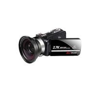nmbhus Night Vision Outdoor Camcorder 2.7K WIFI Digital Video Camera For Blogger Infrared Portable Webcam Photo Vlog Recorder(128G SD Card,Set 2)
