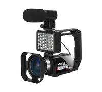nmbhus UHD 4K Vlogging Video Cameras WIFI Live Streaming Webcam Outdoor Digital Camcorder Portable Blogger Recorder(No SD Card,4)