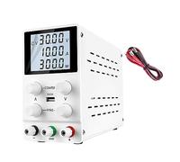 nmbhus USB Digits Regulated Laboratory Power Supply DC Variable Voltage Current Regulator Repair PCB Phone Battery Charging(SC-LCD 30V10A White)