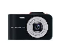 nmbhus Vintage digital camera student entry level micro carry vlog card camera 4800W pixels(Black)