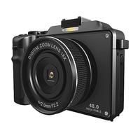 nmbhus Wide Angle 48MP Digital Photo Cameras DIY Frame Front Rear Dual Lens Selfie Camcorder For Photography 18X 4K WIFI Video Camera(With 128G,With Wide Angle Lens)