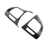 NMBNPKTUCU Car Steering Wheel Covers For Vw For Golf Mk6 For Passat B7 For Cc For Eos For Tiguan Sticker Molding Garnish Car Steering Wheel Panel Trim Cover Anti-Slip Decoration Cover(Carbon Fiber)