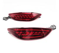 NMBNPKTUCU Taillight Assembly For Hyundai For Accent For Verna For Solaris 2008-2014 2015 Tail Brake Fog Lamp Turn Signal 1 Pair Car Rear Bumper Light(A 3 Functions)
